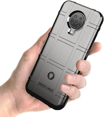 Чехол Rugged Shield для Nokia G10 бампер противоударный Gray