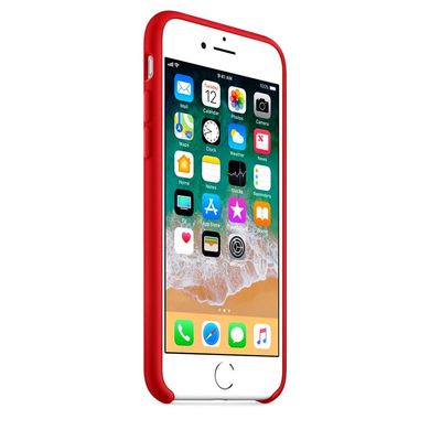 Чохол Silicone Сase для Iphone 7 / Iphone 8 бампер накладка Red
