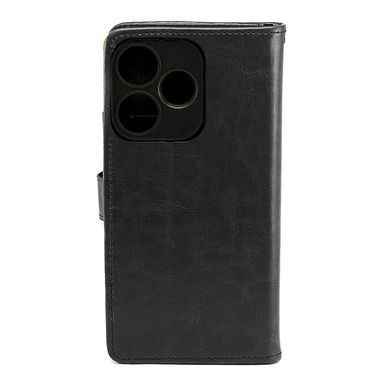 Чехол Idewei для Xiaomi Redmi Note 13R книжка кожа PU с визитницей черный