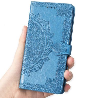 Чехол Vintage для Xiaomi Redmi 6A книжка кожа PU голубой