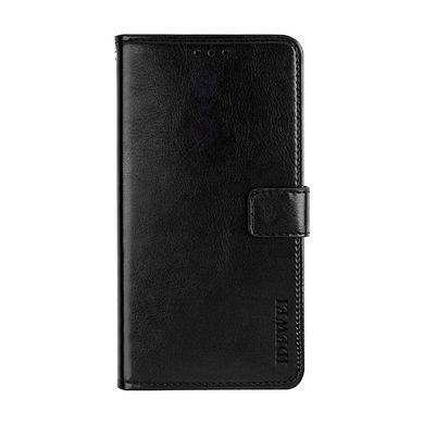 Чехол Idewei для Xiaomi Redmi Note 13R книжка кожа PU с визитницей черный