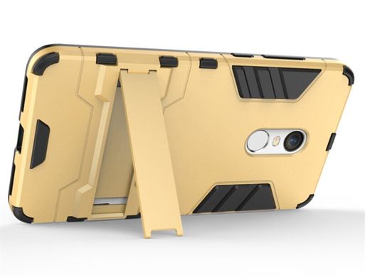 Чохол Iron для Xiaomi Redmi Note 4X / Note 4 Global Version броньований Бампер Броня Gold