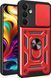 Чехол Hide Shield для Samsung Galaxy A26 5G / A266 бампер противоударный с подставкой кольцом Red