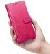 Чехол Clover для Samsung Galaxy A11 / A115 книжка кожа PU малиновый
