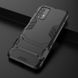 Чехол Iron для Xiaomi Redmi 9T бампер противоударный с подставкой Black