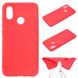 Чохол Style для Xiaomi Mi A2 / Mi 6x Бампер силіконовий червоний