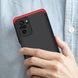 Чохол GKK 360 для Xiaomi Redmi Note 10 / Note 10S бампер протиударний Black-Red