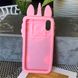Чехол 3D Toy для Iphone X бампер резиновый Единорог Rose