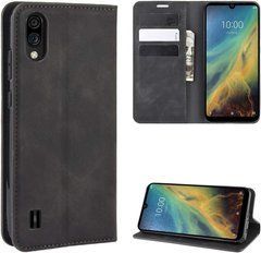Чехол Taba Retro-Skin для ZTE Blade A7 2020 книжка кожа PU с визитницей черный