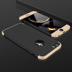 Чохол GKK 360 для Iphone 6 / 6s бампер оригінальний з вирізом black-gold