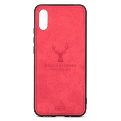 Чехол Deer для Xiaomi Redmi 9A бампер противоударный Красный