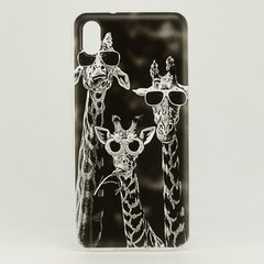 Чехол Print для Xiaomi Redmi 7A силиконовый бампер Giraffes