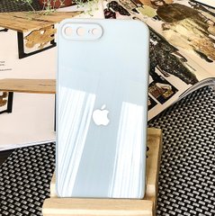 Чохол Color-Glass для Iphone 7 Plus / 8 Plus бампер із захистом камер Turquoise