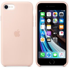 Чехол Silicone Сase для Iphone 7 / Iphone 8 бампер накладка Pink Sand