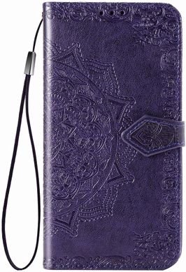 Чехол Vintage для Iphone 11 Pro Max книжка с визитницей кожа PU фиолетовый