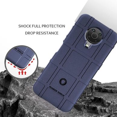 Чехол Rugged Shield для Nokia G20 бампер противоударный Dark-Blue