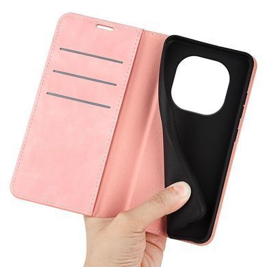 Чохол Taba Retro-Skin для Xiaomi Redmi Note Pro 14 4G книжка з візитницею шкіра PU рожевий