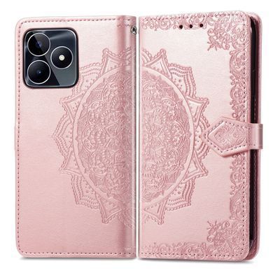 Чехол Vintage&nbsp;для Realme C51 книжка кожа PU с визитницей розовый