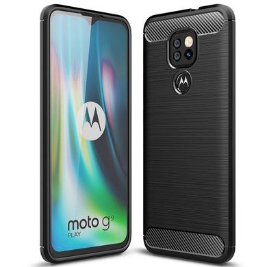 Чохол Carbon для Motorola Moto G9 Play бампер протиударний Black