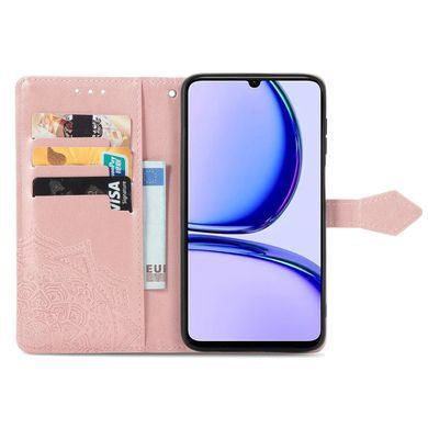 Чехол Vintage&nbsp;для Realme C51 книжка кожа PU с визитницей розовый