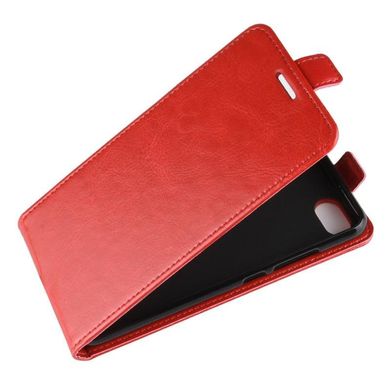 Чехол IETP для Xiaomi Redmi 6A кожа PU Флип красный