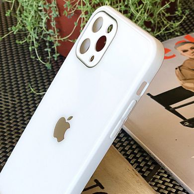 Чехол Color-Glass для Iphone 11 Pro бампер с защитой камер White