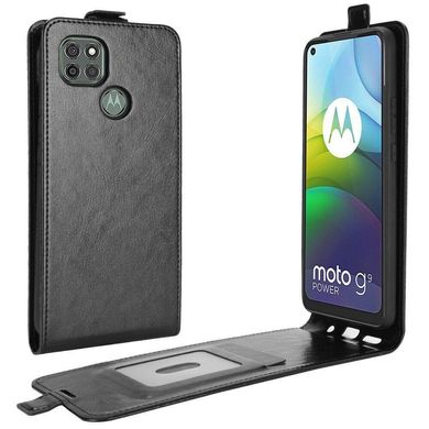 Чохол IETP для Motorola Moto G9 Power фліп вертикальний шкіра PU чорний