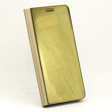 Чехол Mirror для Samsung Galaxy J7 Neo J701 книжка зеркальный Clear View Gold
