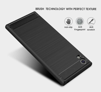 Чехол Carbon для Sony Xperia XA1 Ultra / G3212 / G3221 / G3223 / G3226 бампер черный