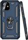 Чохол Shield для Iphone 11 бампер протиударний з кільцем Dark-Blue