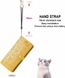 Чехол Embossed Cat and Dog для Xiaomi Redmi 12C книжка кожа PU с визитницей желтый