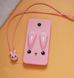Чехол Funny-Bunny 3D для Meizu M6S Бампер резиновый розовый