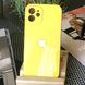 Чохол Color-Glass для Iphone 12 бампер із захистом камер Yellow