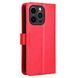 Чехол Idewei для iPhone 16 Pro Max книжка кожа PU с визитницей красный