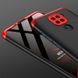 Чохол GKK 360 для Xiaomi Redmi Note 9 бампер протиударний Black-Red