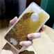 Чехол Glitter для Xiaomi Redmi 6 Бампер Жидкий блеск Золотой