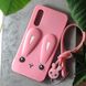 Чехол Funny-Bunny для Xiaomi Mi 9 Lite / Mi CC9 бампер резиновый заяц Розовый