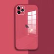 Чехол Color-Glass для Iphone 11 Pro бампер с защитой камер Red