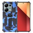 Чехол Military Shield для Xiaomi Redmi Note 13 Pro 4G бампер противоударный с подставкой Blue