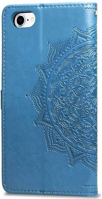Чехол Vintage для Iphone 7 / 8 книжка кожа PU голубой