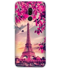 Чехол Print для Xiaomi Redmi 8 силиконовый бампер Paris in Flowers