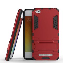 Чехол Iron для Xiaomi Redmi 4a бронированный бампер Броня Red