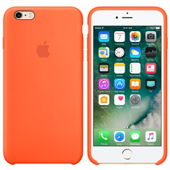 Чохол Silicone Сase для Iphone 6 Plus / Iphone 6s Plus бампер накладка Spicy Orange