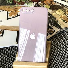 Чохол Color-Glass для Iphone 7 Plus / 8 Plus бампер із захистом камер Lavender