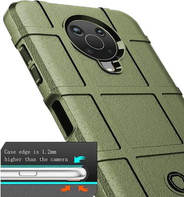Чехол Rugged Shield для Nokia G20 бампер противоударный Green