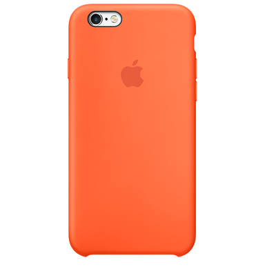 Чехол Silicone Сase для Iphone 6 Plus / Iphone 6s Plus бампер накладка Spicy Orange