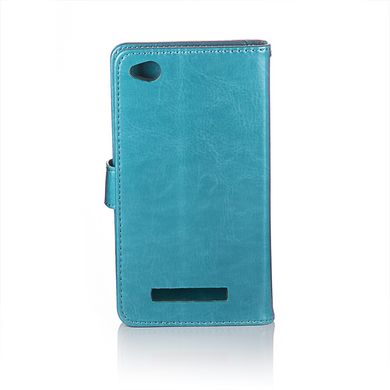 Чехол Idewei для Xiaomi Redmi 4A книжка кожа PU голубой