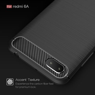 Чохол Carbon для Xiaomi Redmi 6A бампер Чорний
