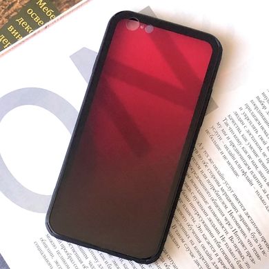 Чехол Amber-Glass для Iphone 7 / 8 бампер накладка градиент Red