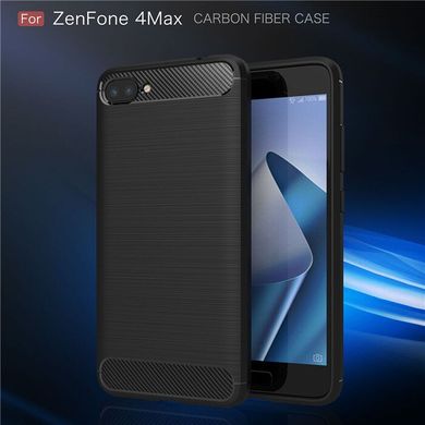 Чохол Carbon для Asus ZenFone 4 Max / ZC554KL / x00id бампер чорний